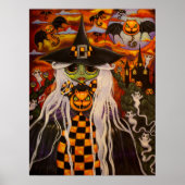 Checkerboard Witch Poster (Voorkant)