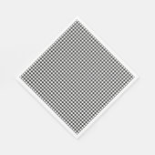 Checkerboard Zwart Wit Sport Afstudeerder Race Dag Servet (Hoek)