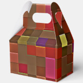 "Checkered Affair" (gable/large) Bedankdoosjes (Achterkant)