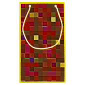 "Checkered Affair" (Small) Gift Bag Klein Cadeauzakje (Achterkant)