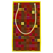 "Checkered Affair" (Small) Gift Bag Klein Cadeauzakje (Voorkant)