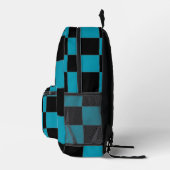 Checkered Bedrukte Rugzak (Rechts)