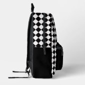 Checkered Design Backpack  Bedrukte Rugzak (Links)