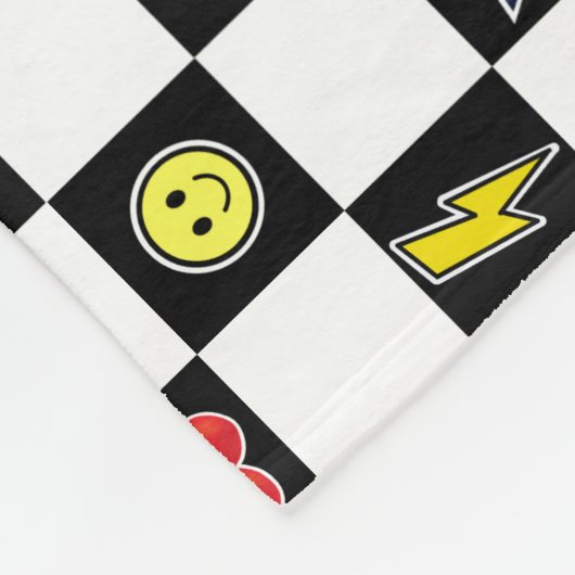 Checkered Dude Blanket Fleece Deken (Hoek)