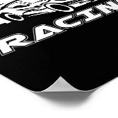 CHECKERED FLAG CAR RACING POSTER (Hoek)