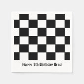 "Checkered Flag" papieren servetten (Voorkant)