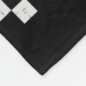 Checkered Game Day Cute Coquette Bow Softll Women  Fleece Deken (Hoek)