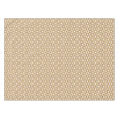 Checkered Hearts in Blond Cream Tafelkleed (Voorkant (Horizontaal))