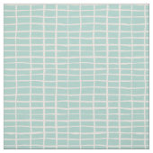 Checkered mosaic tile dashes gingham checks Mint  Stof (Swatch)