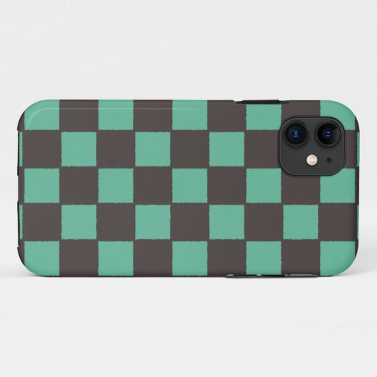 Checkered pattern※鬼滅の刃の公式グッズではありません Case-Mate iPhone case (Achterkant (horizontaal))