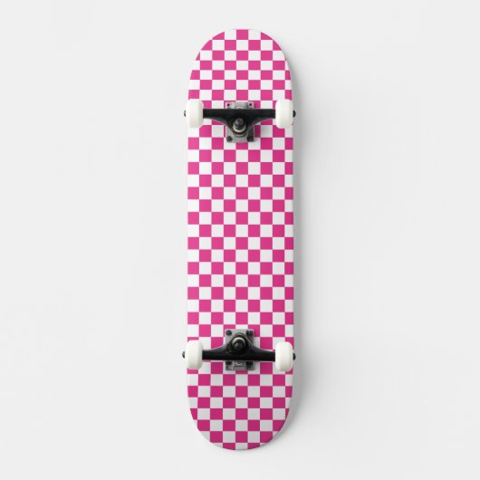 Checkered Print Skateboard (Voorkant)