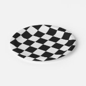Checkered Racing Insipired Papieren Bordje (Gekanteld)
