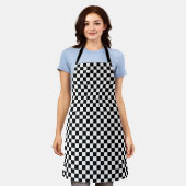 Checkered Schort (Gedragen)