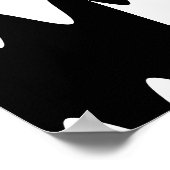 Checkered Sine Waves Poster (Hoek)