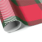 Checkered Tartan Seamless Design Backgroun Cadeaupapier (Rol Hoek)