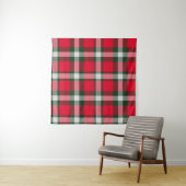 Checkered Tartan Seamless Design Backgroun Wandkleed (In situ)