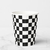 Checkers Paper Cup - HAMbyWG Papieren Bekers (Rechts)