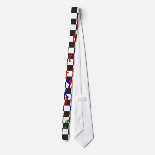 Checkerwalk by Genepool Design Stropdas (Achterkant)