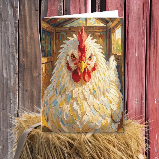 Checking on You | Funny Chicken Kaart