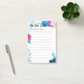 Checklist Azure en Pink Smoke To Do List Post-it® Notes (Kantoor)