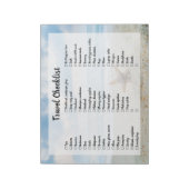 Checklist N voor  pakketreizen per bus Notitieblok (Linkerzijde)