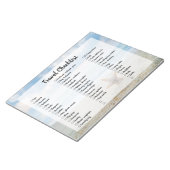 Checklist N voor  pakketreizen per bus Notitieblok (Schuin)