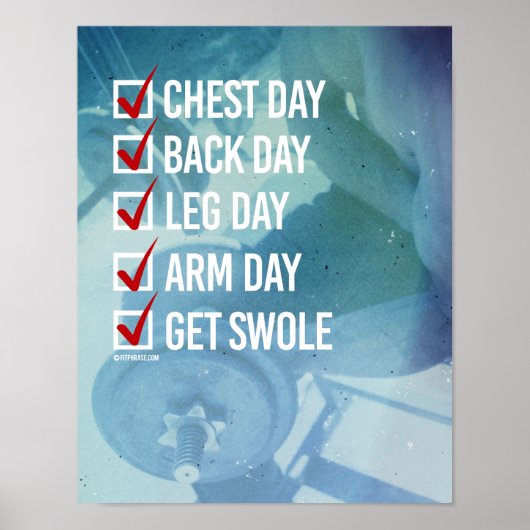 Checklist om te zetten naar de stuurman - Guy Fitn Poster (Voorkant)