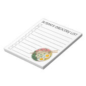 Checklist op de lijst van geïndividualiseerde rame notitieblok (Linkerzijde)