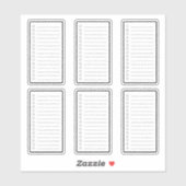 Checklist Planner Sticker (Vel)