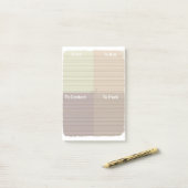 Checklist Post-it® Notes (Op bureau)