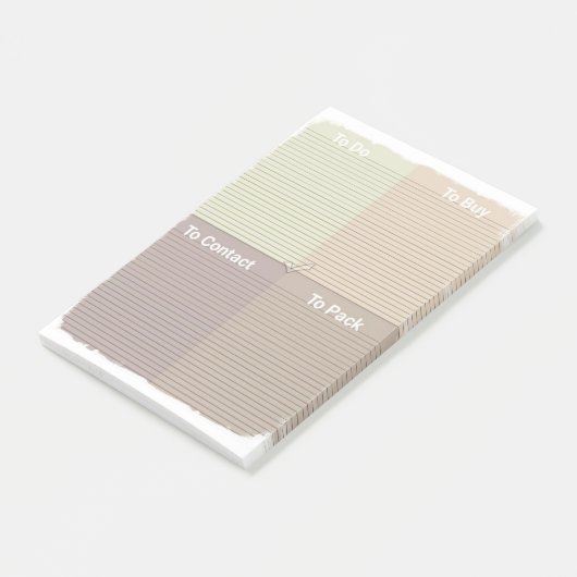 Checklist Post-it® Notes (Schuin)