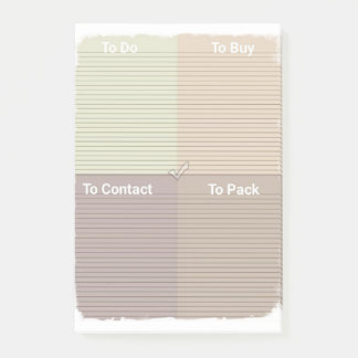 Checklist Post-it® Notes