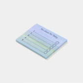 Checklist Post-it® Notes (Schuin)