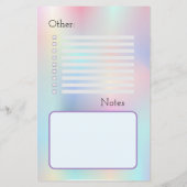 checklist schoolbenodigdheden (Achterkant)