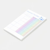 Checklist schoonmaken post-it® notes (Schuin)