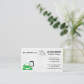 Checklist Smog Technician Visitekaartje (Staand voorkant)