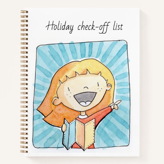 Checklist studio de vrolijke tekening notitieboek (Voorkant)