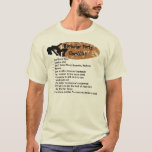 Checklist voor Bachelor Party T-shirt<br><div class="desc">Checklist voor Bachelor Party</div>