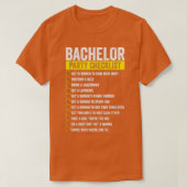 checklist voor bachelor t-shirt (Design voorkant)