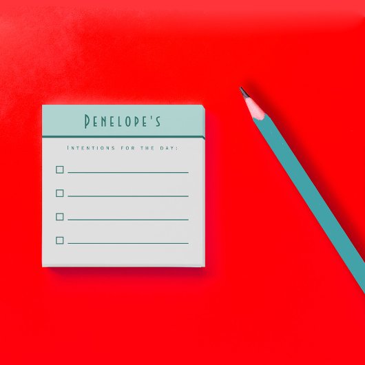 Checklist voor Manifestatieintenties als u deze li Post-it® Notes