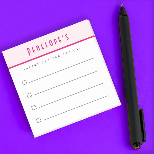 Checklist voor Manifestatieintenties als u deze li Post-it® Notes