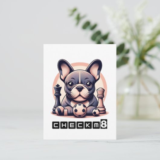 CheckM8 Briefkaart (Staand voorkant)