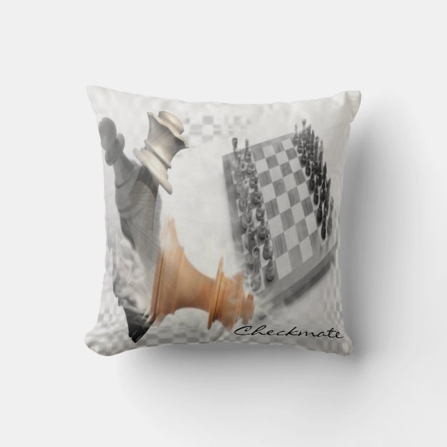 Checkmate American MoJo Pillow Kussen (Voorkant)