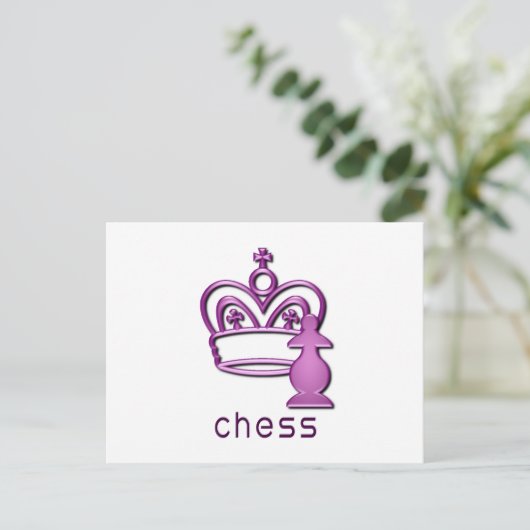 Checkmate Briefkaart (Staand voorkant)