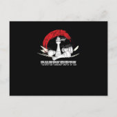 Checkmate Chess Ninja PiekKoningin Feestdagenkaart (Voorkant)