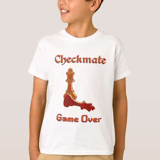 Checkmate Game Over T-shirt (Voorkant)