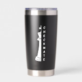 Checkmate Geïsoleerde Drinkbeker (Achterkant)