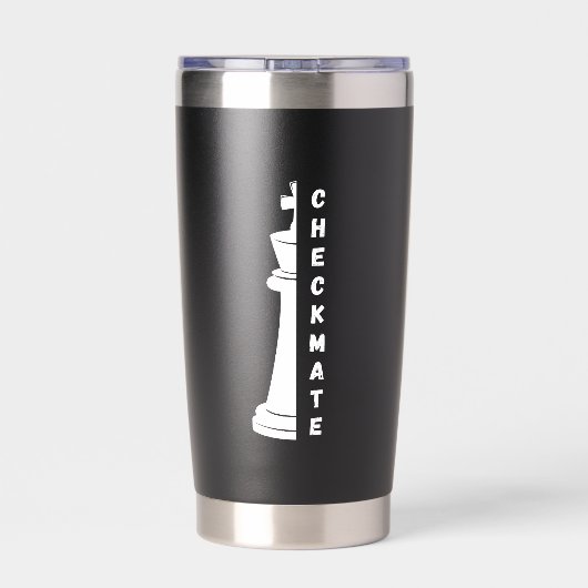 Checkmate Geïsoleerde Drinkbeker (Achterkant)
