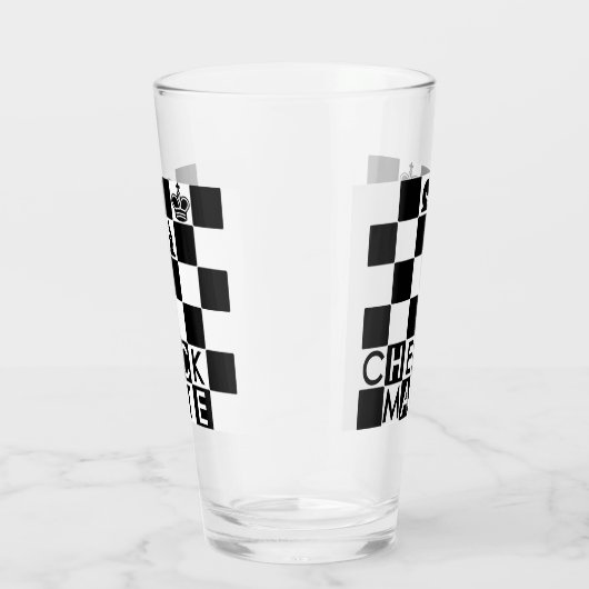 CheckMate Glass Tumbler (Rechts)