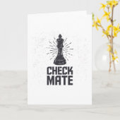 checkmate met schaken  kaart (Gele Bloem)